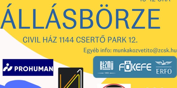 Állásbörzét tart a Zuglói Család- és Gyermekjóléti Központ